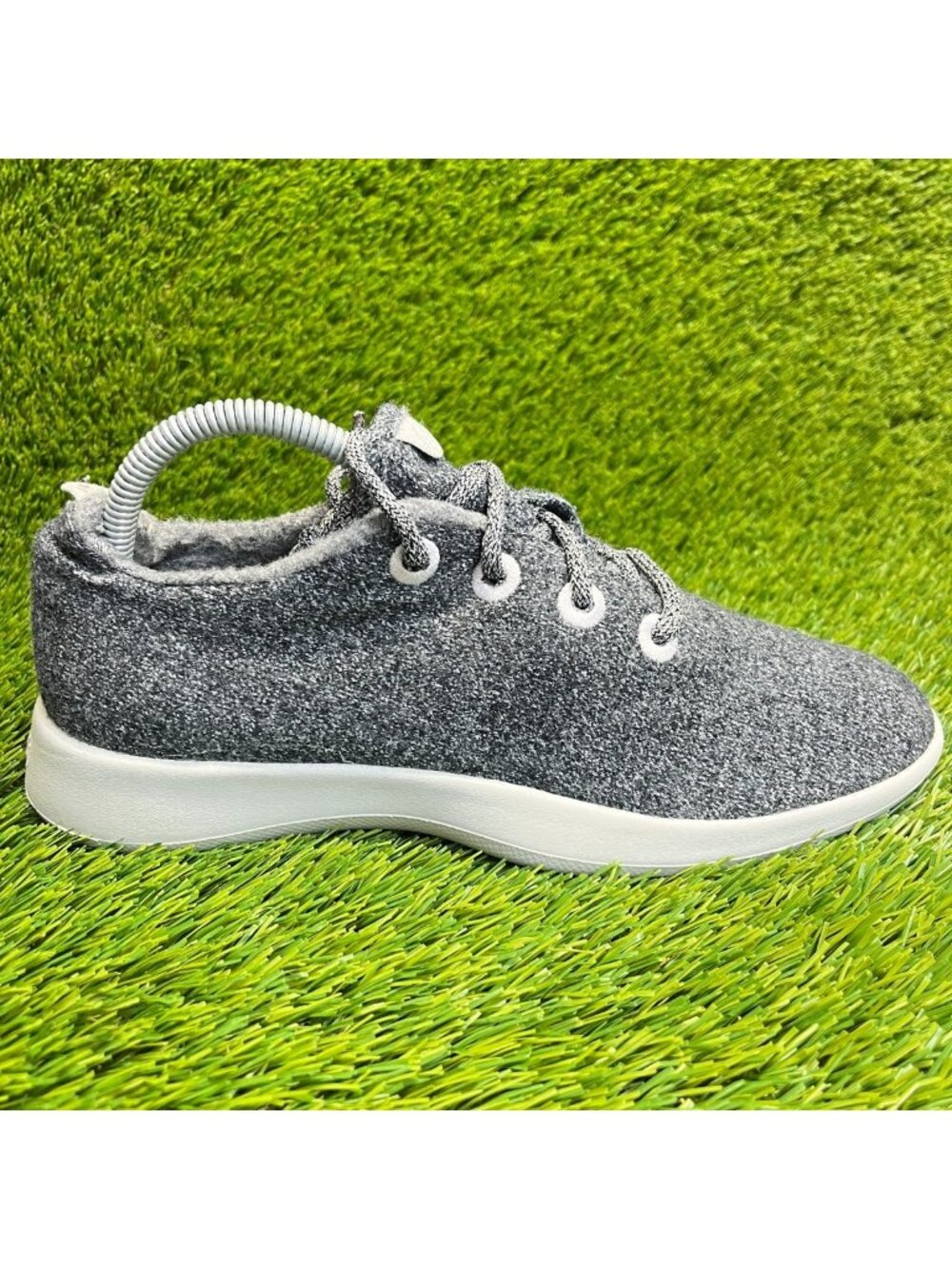 Allbirds Wool Runners Womens Size 10 Gray White Athletic Running Shoes Sneakers